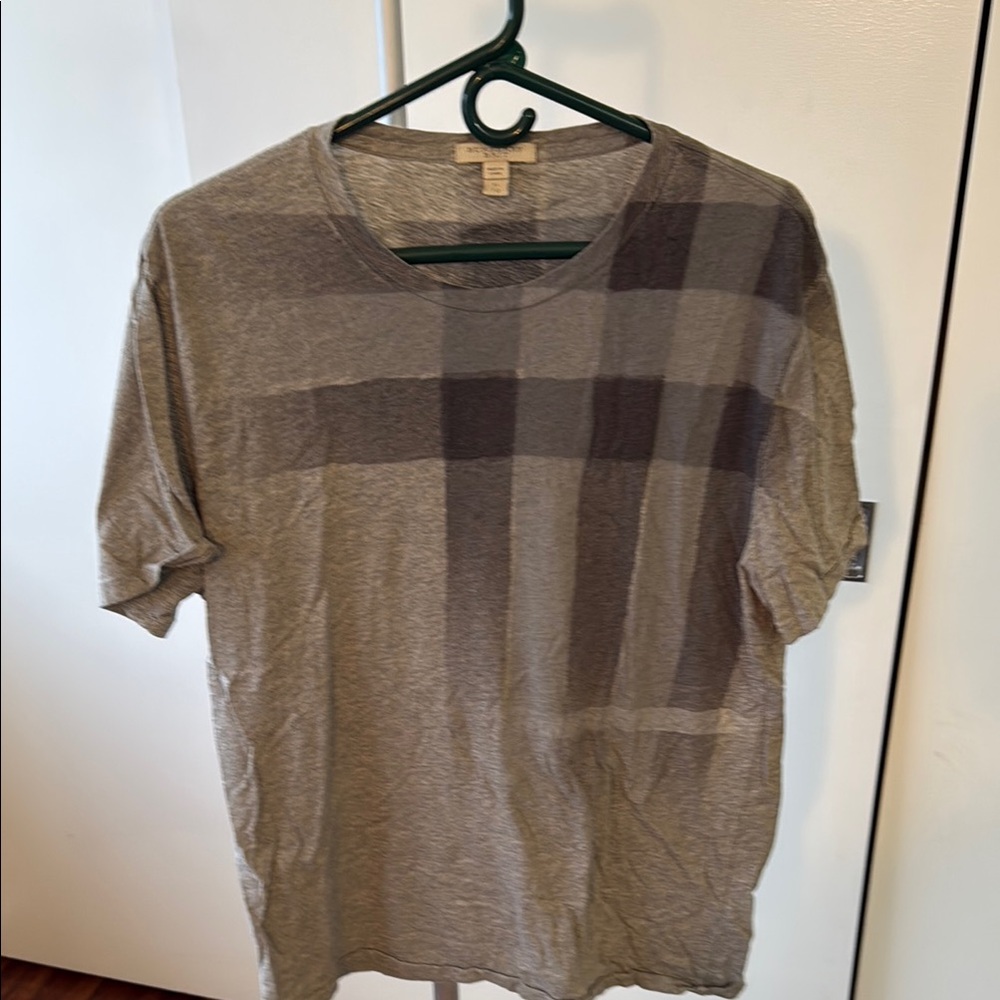 Burberry Gray Short Sleeve Tee